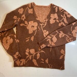 LOFT Floral Sweater Size XS
